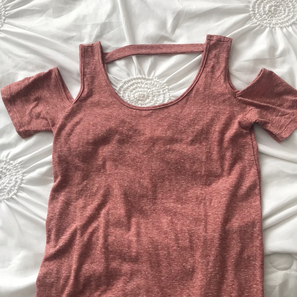 Orange Off The Shoulder Top